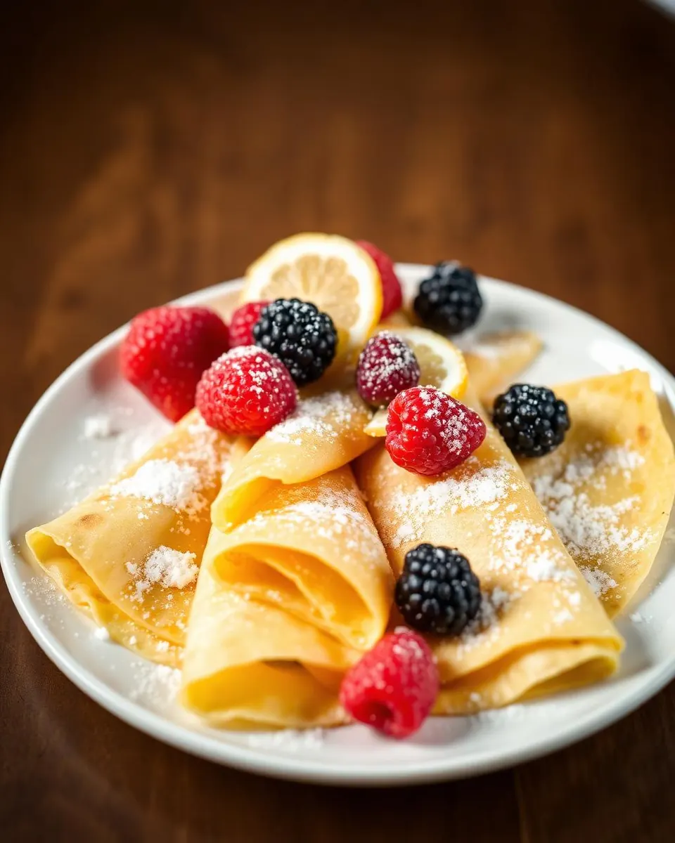 Crêpes sucrées