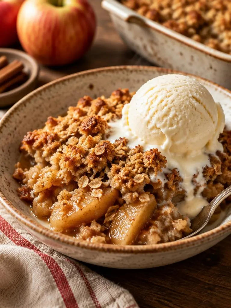 Crumble aux pommes