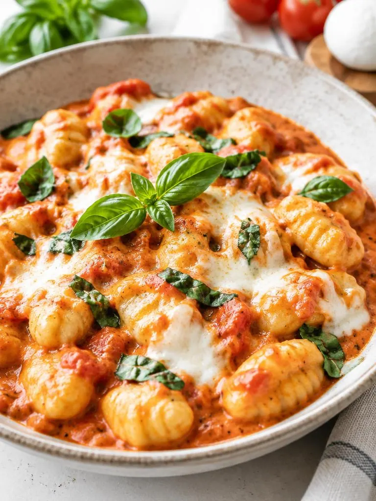Gnocchis crémeux à la tomate