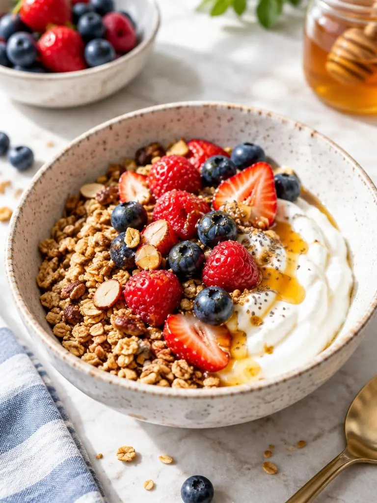 Bowl granola & fruits rouges