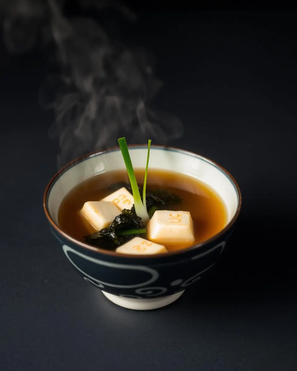 Soupe miso tofu