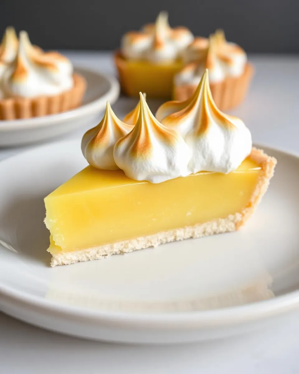 Tarte citron meringuée
