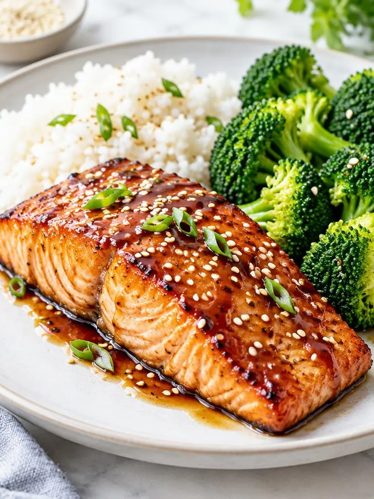 Saumon teriyaki
